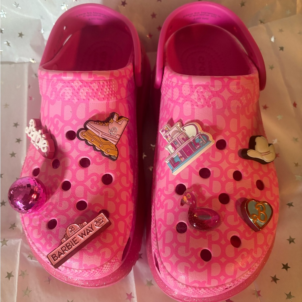 CROCS platform Barbie
